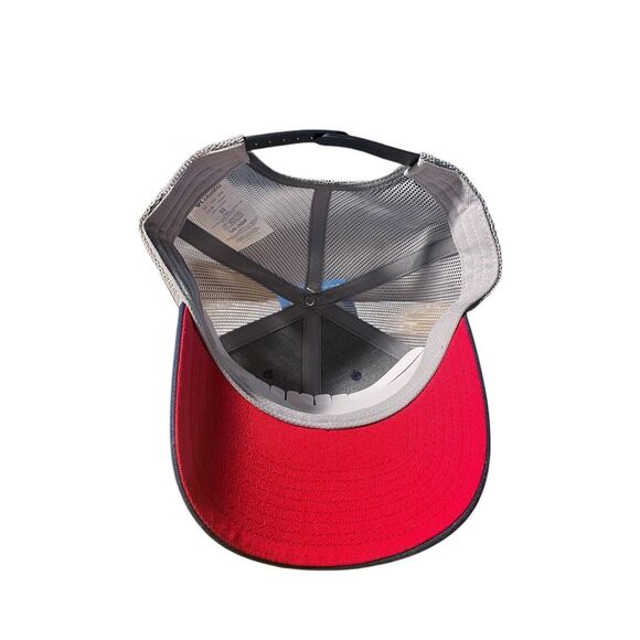 Columbia Navy Blue Mesh Snap Back Hat NWT Unisex O/S - Picture 4 of 5